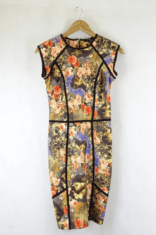 River Island Floral Dress 8
