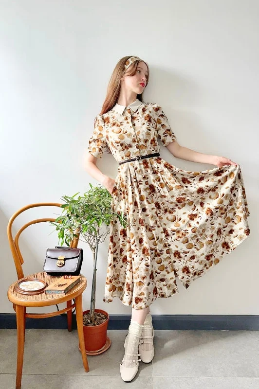 Royal Botany Dress (Copper Rose Tea)