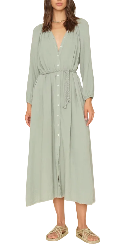 Andrea dress - aqua grey