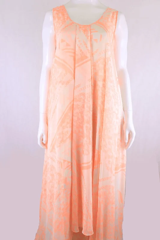 Thurley Orange Patterned Dress 14