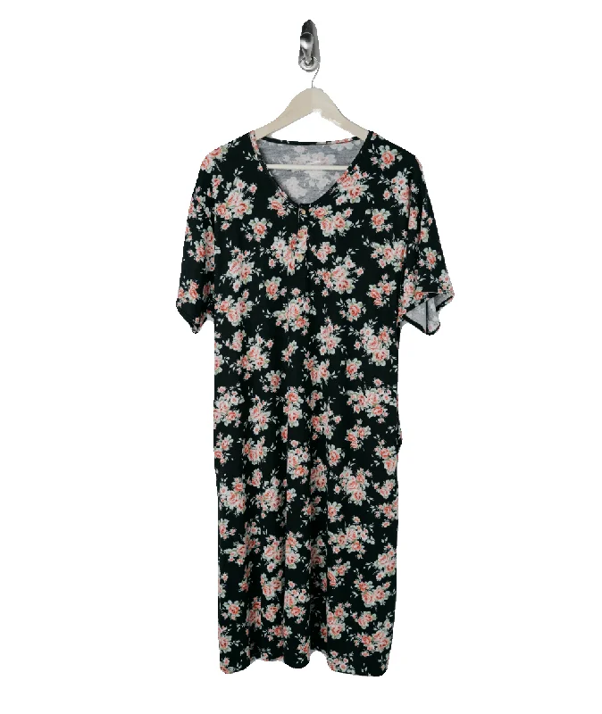BLACK MINI FLORAL