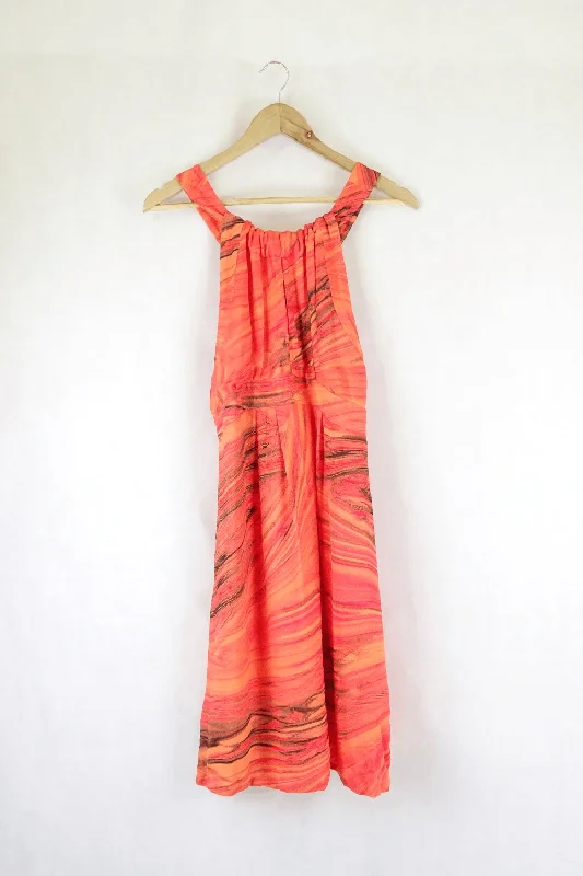 Cue Orange Dress 12