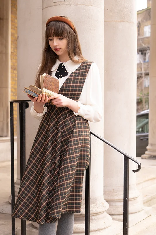Serpentine Pinafore Dress