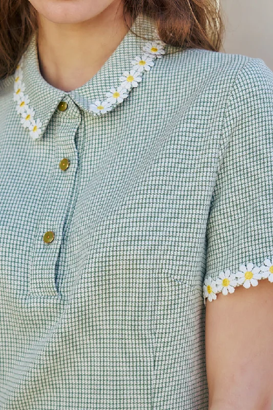Colleen Daisy Dress (Mint)
