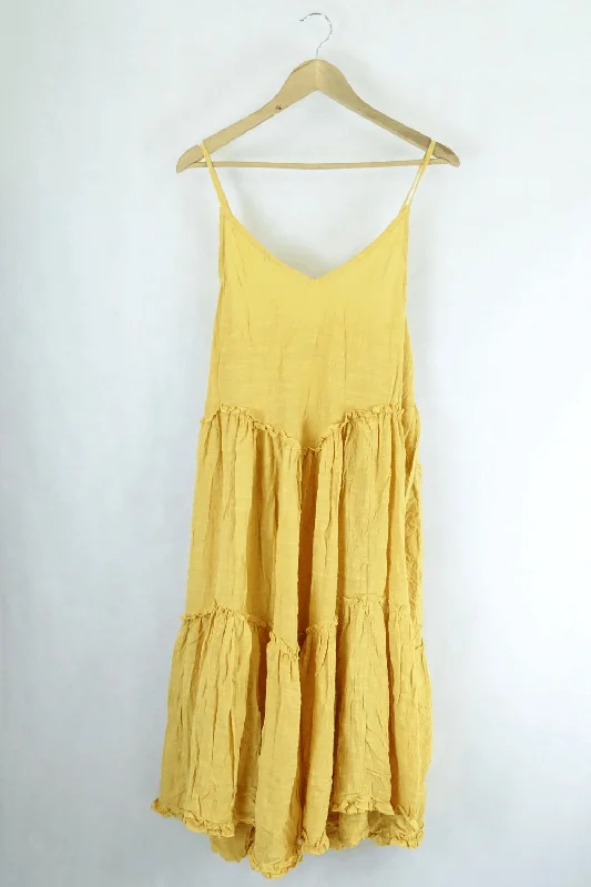 Shareen Collections Yellow Dress 8