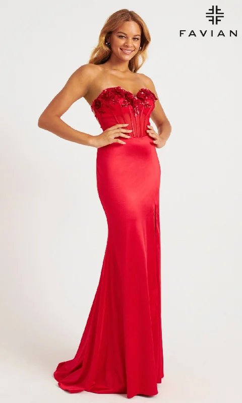 Long Prom Dress: Faviana 11248