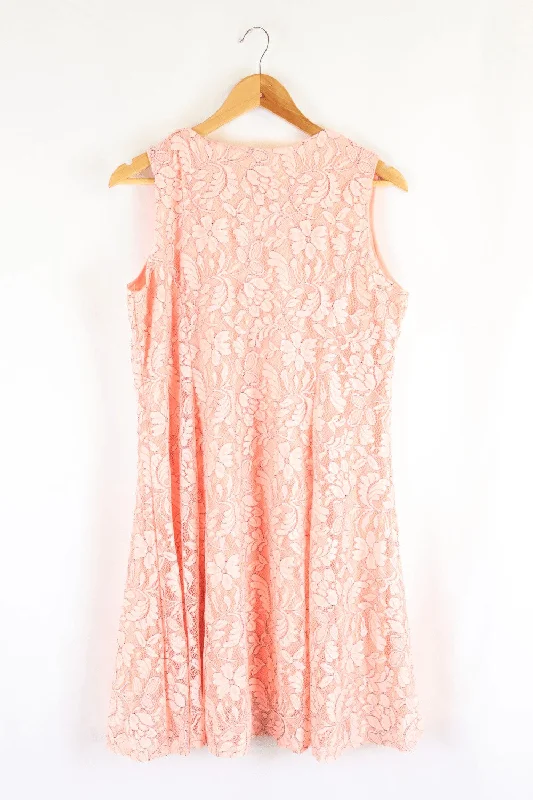Shorline Pink Lace Dress M