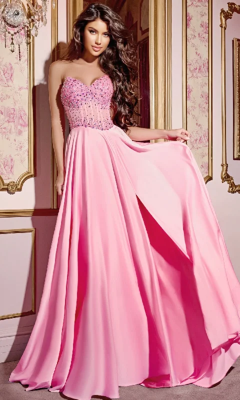 Pink Long Prom Dress: Jovani D6021