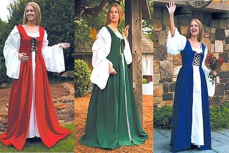 Medieval Renaissance Fair Maiden's Dress Woman's Costume