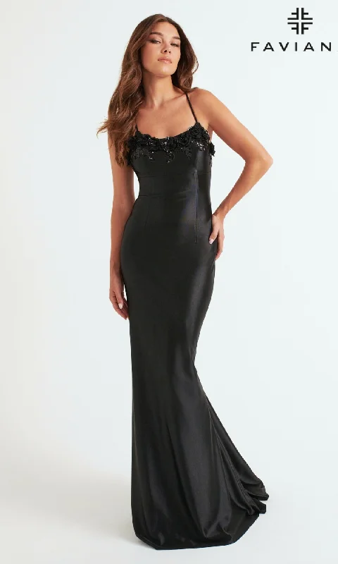 Long Prom Dress: Faviana 11249
