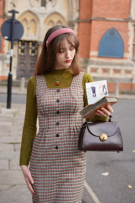 Gingerbread Pinafore Dress