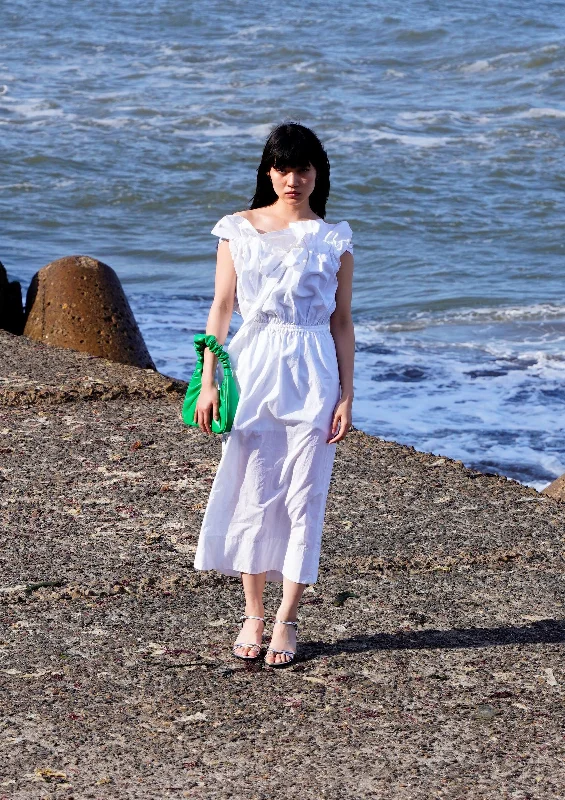 新品 RUFFLE DRESS