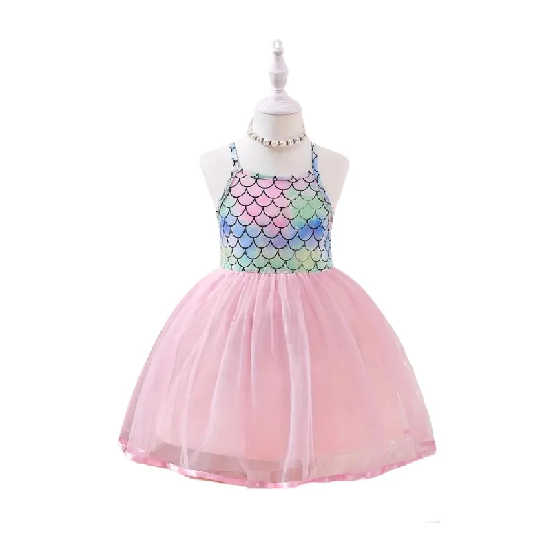 Mermaid Plain Tulle Dress
