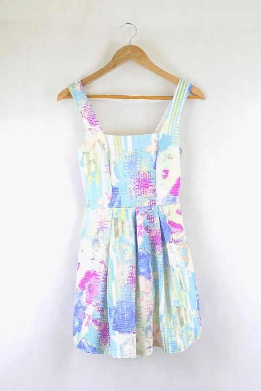 Just Me Pastel Colour Dress S