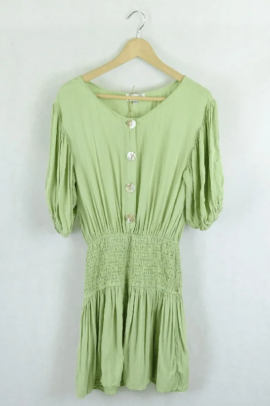 Sabo Skirt Green Dress XS