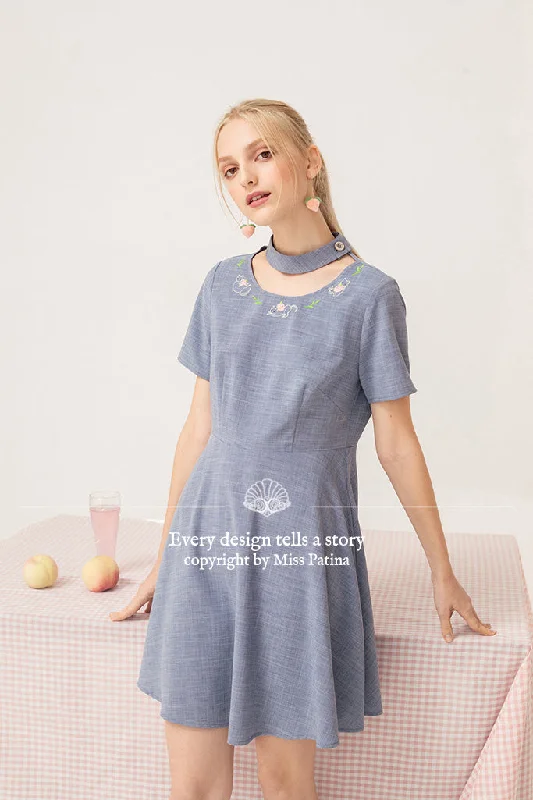Peach Kitty Dress