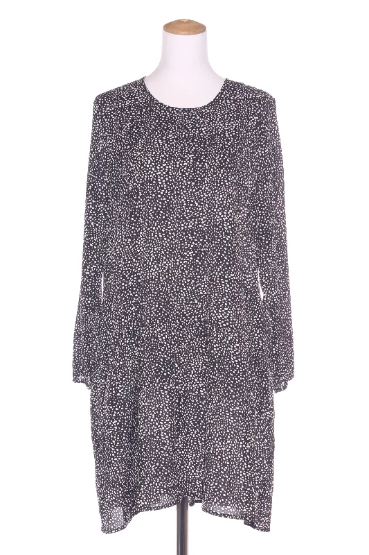 ADDISON - Drop waist animal print L/S dress! 12 Tunics Corduroy durable