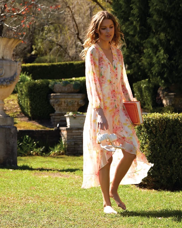 Beautiful Escape Dress - Floral Bouquet Tunics Chic fashionable