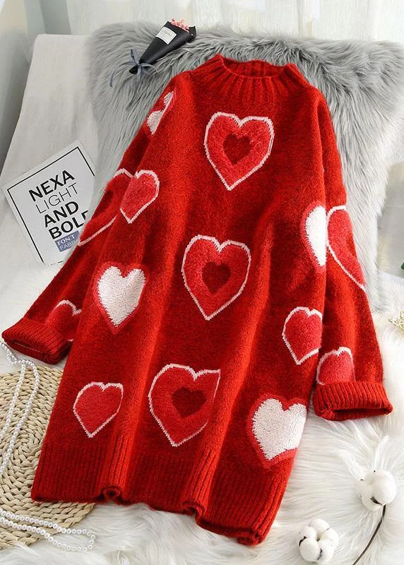 Chunky red Sweater dress outfit Largo o neck oversized thick knitwear Boat Neck Shawl Collar Notched Collar Chunky red Sweater dress outfit Largo o neck oversized thick knitwear Boat Neck Shawl Collar Notched Collar