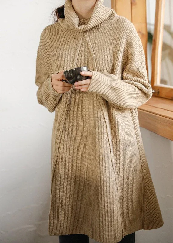Cozy beige gray top silhouette high neck thick oversize sweaters Zippered Front Buttoned Front Snap Front Cozy beige gray top silhouette high neck thick oversize sweaters Zippered Front Buttoned Front Snap Front