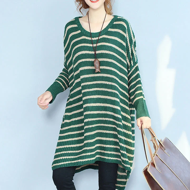 green striped autumn winter woolen blended knit dresses baggy loose batwing sleeve sweater dress Fleece Fabric Down Fabric Feather Fabric green striped autumn winter woolen blended knit dresses baggy loose batwing sleeve sweater dress Fleece Fabric Down Fabric Feather Fabric