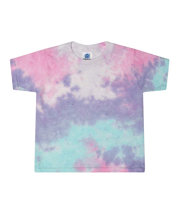 1050CD - Tie-Dye Ladies Cropped T-Shirt Rayon Velvet Corduroy