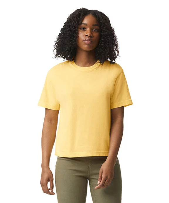 3023CL - Comfort Colors Ladies Heavyweight Middie T-Shirt Chenille Brocade Lace