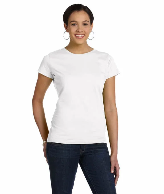 3516 - LAT Ladies Fine Jersey T-Shirt Satin Blend Silk Blend Wool Blend