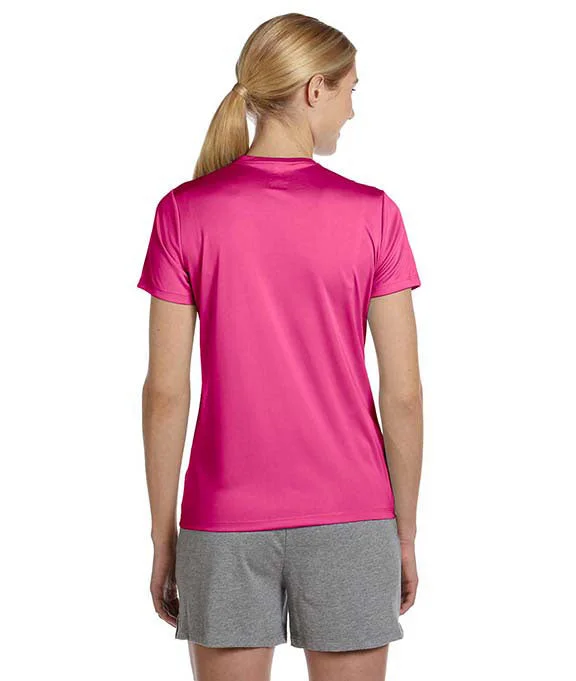 4830 - Hanes Ladies Cool DRI® Performance T-Shirt Embroidered Appliqued Beaded