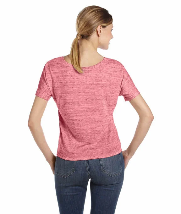 8816 - Bella + Canvas Ladies Flowy Slouchy T-Shirt Spandex Blend Rayon Blend Denim Blend 8816 - Bella + Canvas Ladies Flowy Slouchy T-Shirt Spandex Blend Rayon Blend Denim Blend