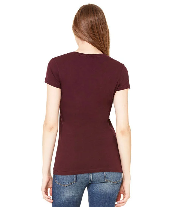 B6005 - Bella + Canvas Ladies Jersey Short-Sleeve V-Neck T-Shirt Hooded Caped Shawl Collar B6005 - Bella + Canvas Ladies Jersey Short-Sleeve V-Neck T-Shirt Hooded Caped Shawl Collar