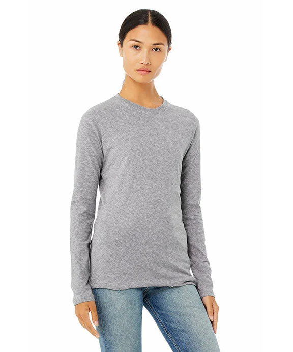 B6500 - Bella + Canvas Ladies Jersey Long-Sleeve T-Shirt Machine Wash Dry Clean Hand Wash B6500 - Bella + Canvas Ladies Jersey Long-Sleeve T-Shirt Machine Wash Dry Clean Hand Wash