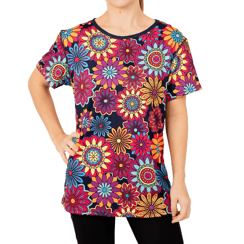 Bouquet - Adventurous - Womens Training T-Shirt Modern Contemporary Chic