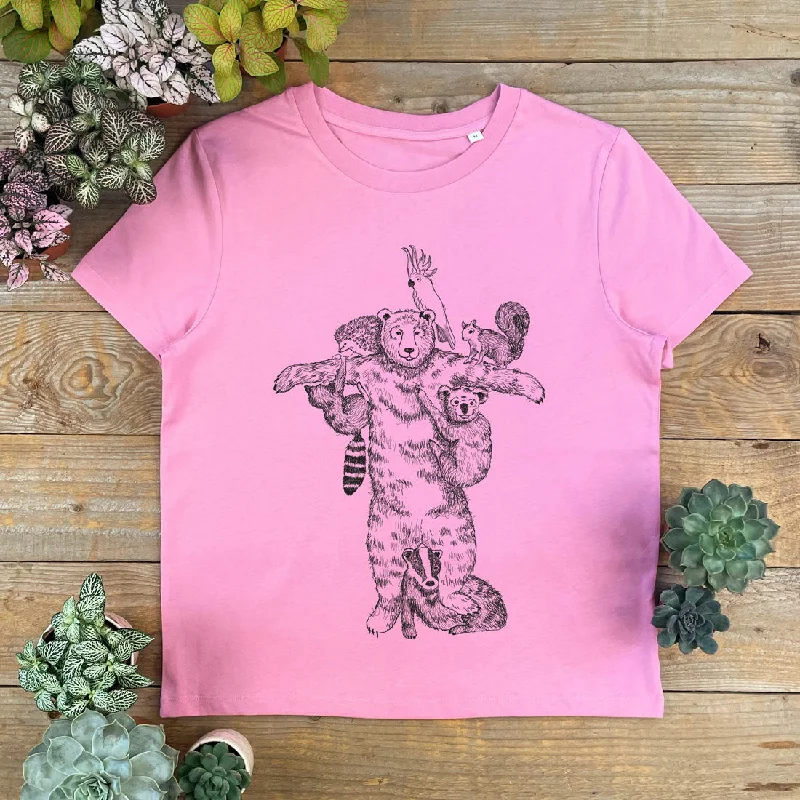 Climbing Frame Women's T-Shirt Knit Fabric Woven Fabric Fleece Fabric