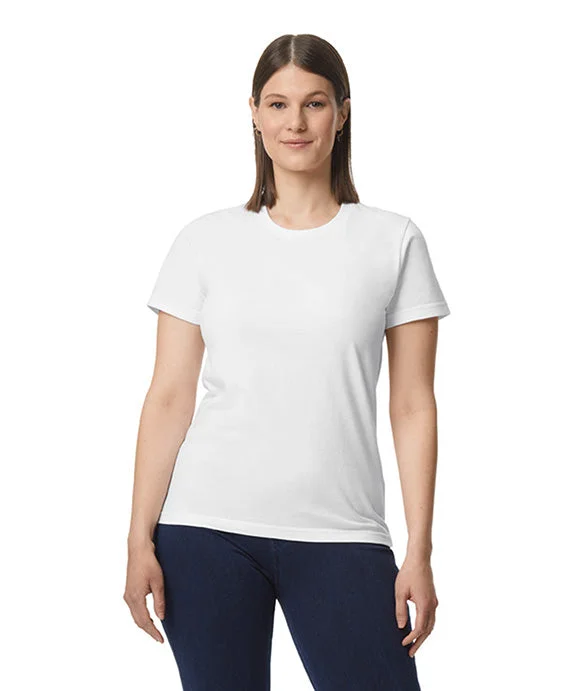 G650L - Gildan Ladies Softstyle Midweight T-Shirt Seamless Knitted Crochet