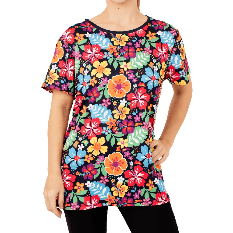 Hawaii - Adventurous - Womens Training T-Shirt Boxy Fit Fitted Loose