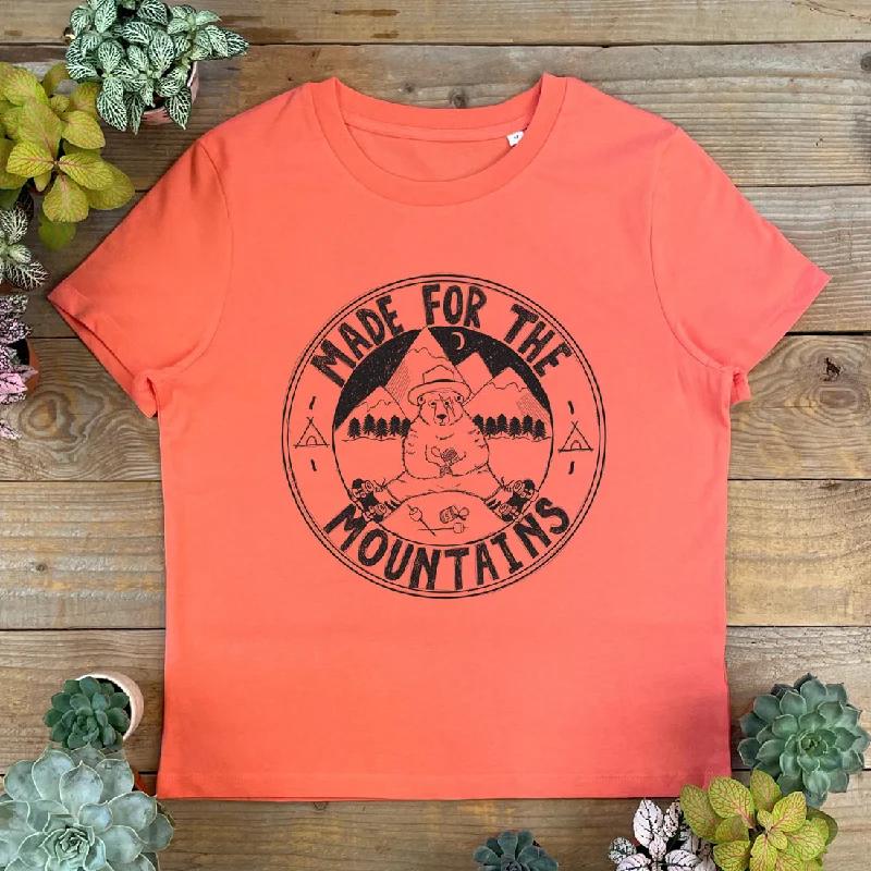 Made for the Mountains - Women's T-Shirt Polka Dot Checkered Tartan