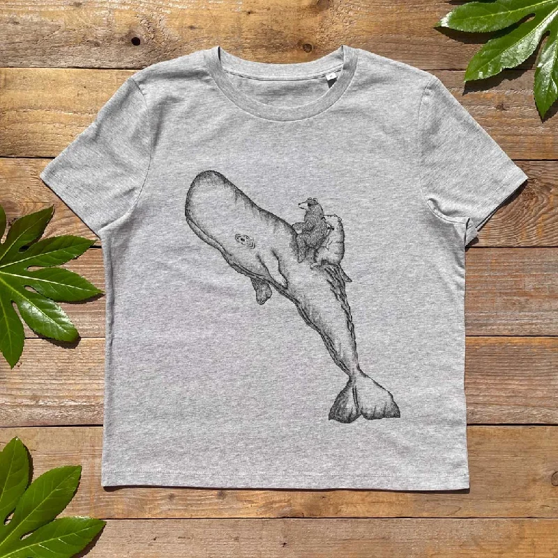Whale & Bear - Women's T-Shirt Striped Floral Plaid