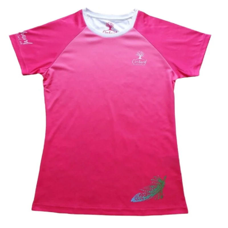 Orchard Activewear Women's T-Shirt - Feathers Real Fur Shearling Chenille