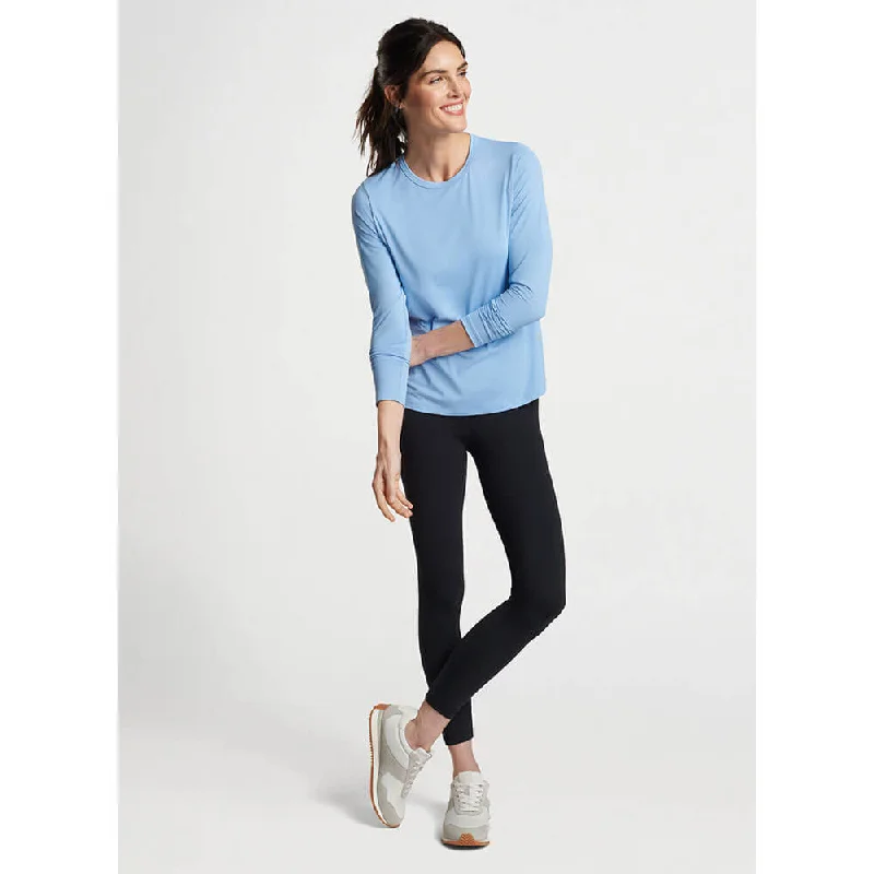 Peter Millar Women's Lightweight Long-Sleeve Sun T-Shirt - Cottage Blue Chenille Blend Fleece Blend Nylon Blend Peter Millar Women's Lightweight Long-Sleeve Sun T-Shirt - Cottage Blue Chenille Blend Fleece Blend Nylon Blend