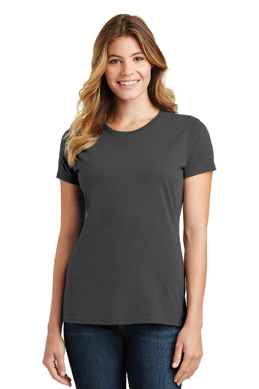 Port & Company Womens Fan Favorite Short Sleeve Crewneck T-Shirt - Charcoal Grey