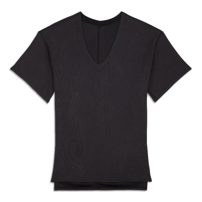 Ribbed Softstreme Relaxed-Fit T-Shirt - Resale Terry Blend Velvet Blend Canvas Blend Ribbed Softstreme Relaxed-Fit T-Shirt - Resale Terry Blend Velvet Blend Canvas Blend