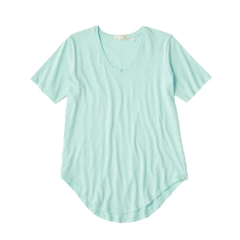 Tasc Womens Longline Boyfriend T-Shirt - Joyful Blue Slub Zippered Front Buttoned Front Snap Front Tasc Womens Longline Boyfriend T-Shirt - Joyful Blue Slub Zippered Front Buttoned Front Snap Front