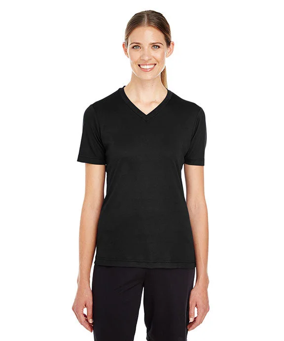 TT11W - Team 365 Ladies Zone Performance T-Shirt Print Jacquard Patchwork