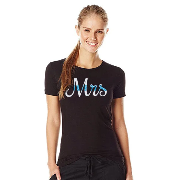 Slim Fit Woman's Short Sleeve T-Shirt - Mrs. Basic T-Shirt Crew Neck Short Sleeve