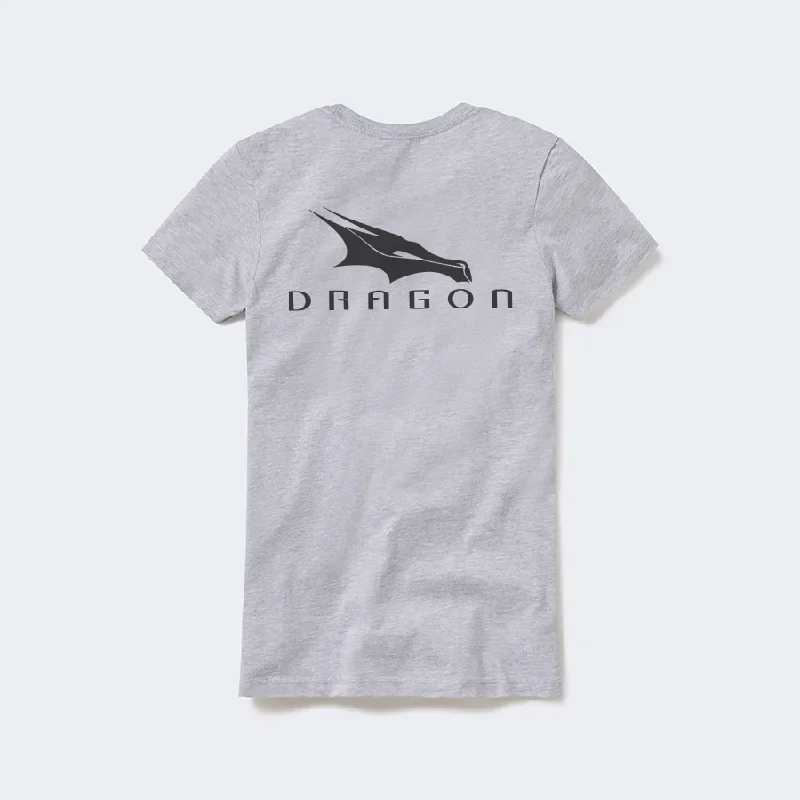 Women's Dragon T-Shirt Cashmere Blend Cotton Blend Poly Blend