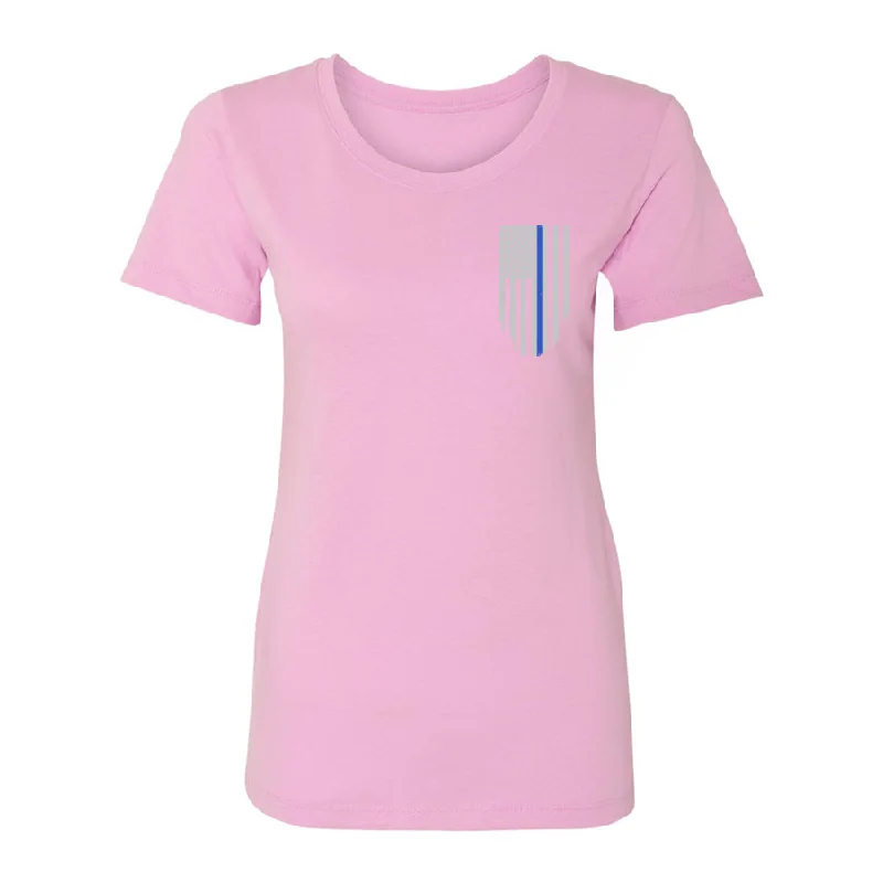 Women's Short Sleeve T-Shirt - Honor & Respect Thin T-Shirt Open Front Quick Dry