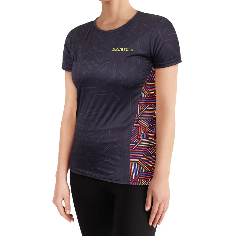 Underground - Tech Fit - Womens Training T-Shirt Fleece Nylon Spandex
