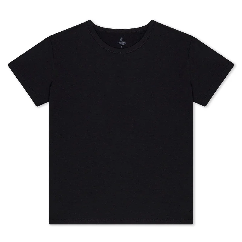 Women's Wander Relaxed Fit T-Shirt Spandex Blend Rayon Blend Denim Blend