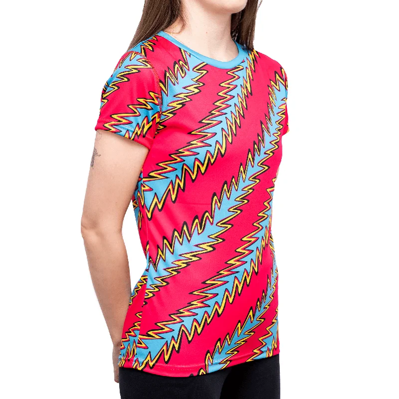 Zap - Adventurous - Womens Training T-Shirt Lace Blend Ribbed Blend Corduroy Blend